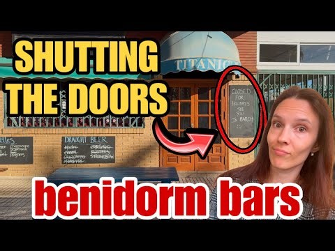 Benidorm HIDDEN Bars - CLOSED till Summer Season! 😯🍺