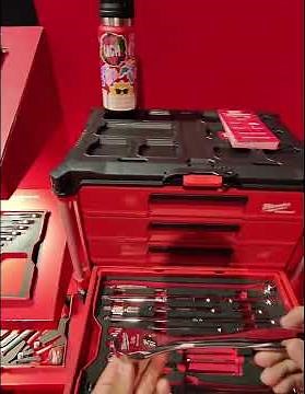A closer look at the new @MilwaukeeTool 366pc Packout Mechanic Tool Set #SEMA #milwaukee