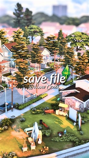 create4sims - 𝒷𝓎 𝒜𝓁𝑒𝓍𝒶𝓃𝒹𝓇𝒶 on Instagram: "Here is a Sims 4 Realistic Save File that will make you enjoy this game again 🌿 (no CC) Willow Creek Realistic Save File: before and after 🌳 Available for download on early ⬆️ Link in bio! #thesims #sims #sims4savefile #eapartner #thesims4"