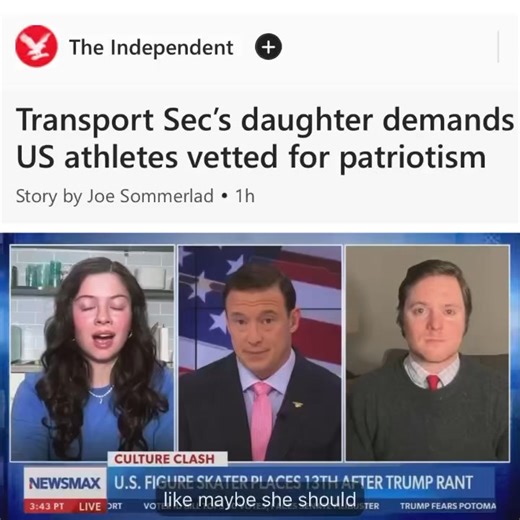 WATCH — Trump Transpo Sec Sean Duffy’s daughter Evita wants Olympic athletes screened for loyalty to Trump 🤔 Republicans want the United States of North Korea | The Tennessee Holler