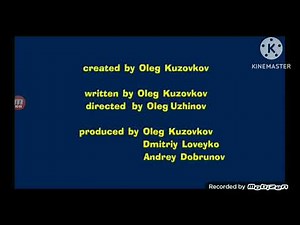 Masha and the bear one two three light the Christmas Tree Credits