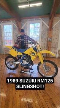 1989 SUZUKI RM125 SLINGSHOT! FULL EBAY AUCTION HERE - https://www.ebay.com/itm/397391618817