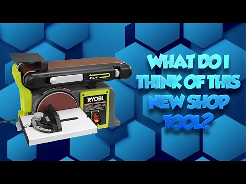 Is It WORTH The MONEY? RYOBI Belt And Disc Sander Unboxing!