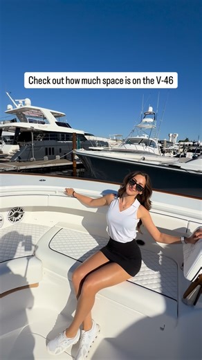 SI Yachts on Instagram: "See the Valhalla V-46 in person — where cutting-edge design meets 70+ mph performance. Step aboard and experience the evolution of the center console."