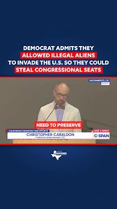 Democrats just admitted the quiet part out loud: They allowed illegal aliens to invade the United States so they could steal congressional seats. Now Democrats say “we will have no democracy left” if illegal aliens aren't counted in the census. Treasonous! | Lance Gooden