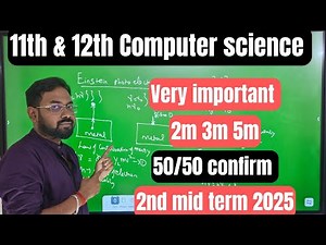 11th & 12th Computer science | Top most important 2m 3m 5m-2nd mid term 2025