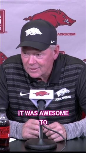 Bobby Petrino Says Razorback Crown Fueled Team Against Texas A&M #shorts