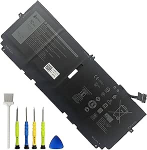 722KK 52Wh Battery Replacement for Dell XPS 13 9380 2020 XPS 13 9310 2020 XPS 13 9300 2020 P117G001 P117G002 P117G Series WN0N0 FP86V 2XXFW 7.6V 6500