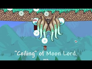 Terraria Moon Lord, but on ceiling. (What are these) ─ Terraria mods that add strange boss...