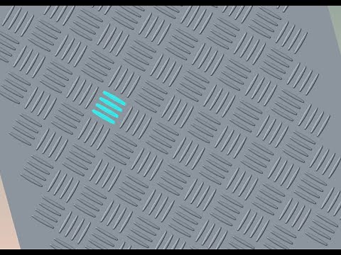 CREO Parametric Tutorial : How to create Chequer Plate? (using Punch form)