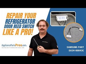 How To Replace: Samsung Refrigerator Door Reed Switch DA34-00043C