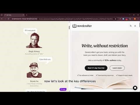 I Compared Sudowrite VS Novelcrafter So You Don't Have To
