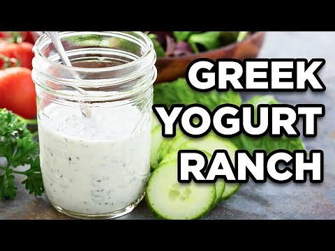 Homemade Greek Yogurt Ranch Dressing Recipe