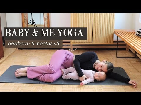 Gentle Baby & Me Yoga | Postpartum Yoga Flow with Baby (0–6 Months)