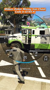 Million Dollar Money Van Cheat Code In GTA5😱 #gta #gta5 #gtav #gtarp #gtaviral | SN Gaming Zone
