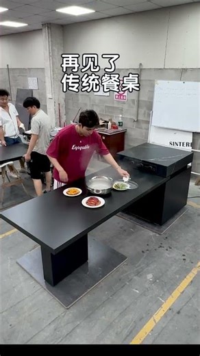 Goodbye traditional dining table! #IslandTaiwan #CentralIslandTaiwan #RockIsland counter