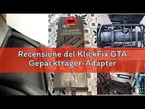Recensione del KlickFix GTA Gepäckträger-Adapter