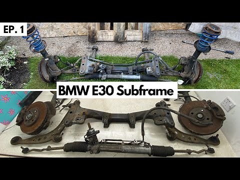 EP. 1 My BMW E30 Restoration - Front Subframe Assembly - Dismantling