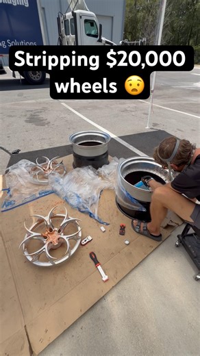 Turning these $20k wheels back to CHROME!