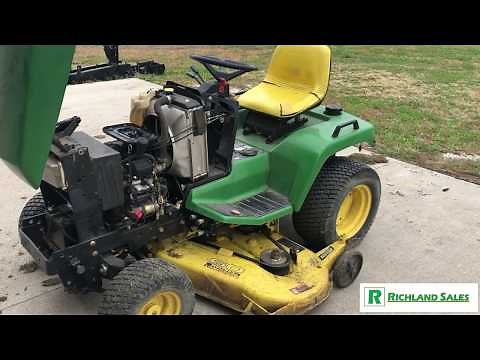 John Deere X425 Parts Demonstration