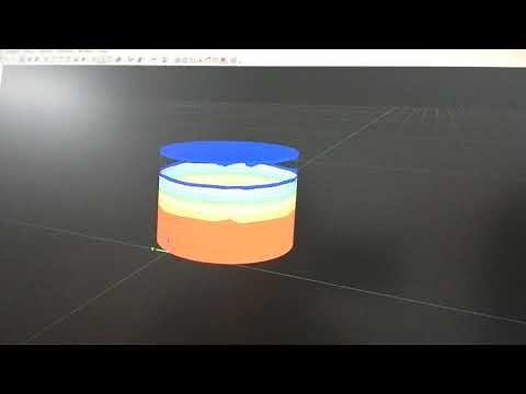 Hydrus 3-D soil column simulation