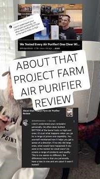 About That Project Farm Air Purifier Review