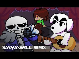 Dad Battle but it’s Sans vs K.K.Slider Megalovania battle | Friday Night Funkin’ x Undertale x AC