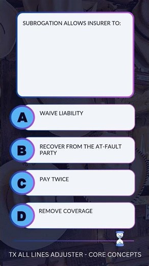 Subrogation Fundamentals