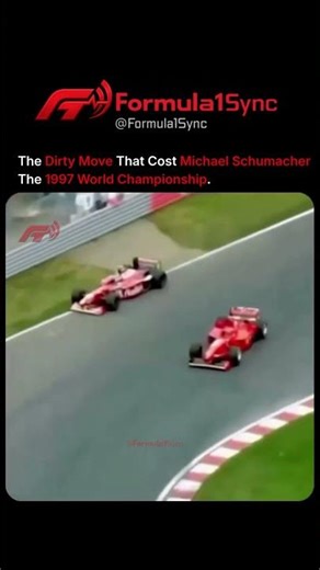 #shorts Michael Schumacher’s 1997 Jerez Collision | F1 Title Decider #formula1 #f1