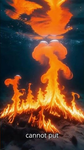Fire Burning Underwater 😱 | Real Phenomenon