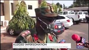 #NhyiraUpdate ALLEGED IMPERSONATION: Military Police arrests 41-year old man for personating as a Canadian Army Officer | Nhyira 104.5 FM