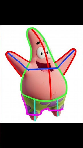 how to draw patrick star step by step