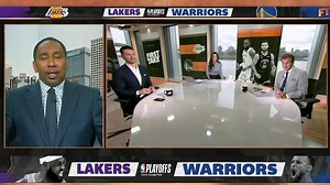 "If Stephen Curry beats LeBron James in this series, and dare I say, wins his fifth NBA championship, we might have to remove LeBron James off of Mount Rushmore and put Steph Curry on it." 😳 Stephen A. Smith | ESPN First Take
