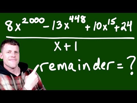 Polynomial Remainder Theorem