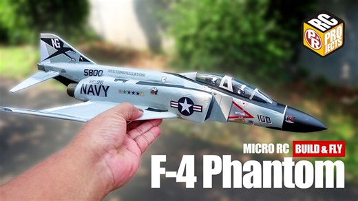 Building an F-4 Phantom Micro RC Plane with Foam – Complete Tutorial