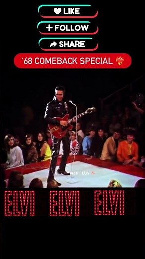 Elvis Presley with his guitar performance #elvispresley