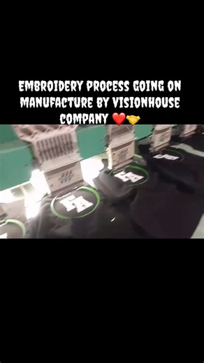🔹 Vision House | Clothing Manufacturer on Instagram: "🧵 Live Embroidery Process — Craftsmanship in Action 🧵 Watch our team bring designs to life with precision embroidery, stitch by stitch. From logo placement to thread detailing, every step is handled in-house to ensure clean finishes, durability, and premium quality. Built for brands that demand detail, consistency, and long-lasting quality. 🏭 Vision House Clothing MFG — Custom embroidery, private label & bulk manufacturing 🚀 #ClothingMan