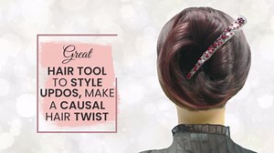 Set of 2 JCGY Alligator Strong Metal Hair Clips Long Duckbill Clips Beakclips for Hair Upstyling for Women Girls NM110-2nRoseNgreen