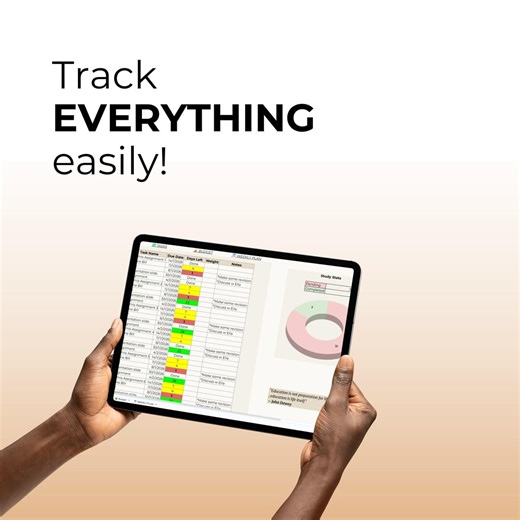 Student Planner Google Sheets | Assignment Tracker & Auto-updating Weekly Schedule | Aesthetic Academic Dashboard for University and College - Etsy