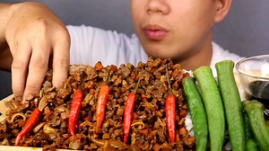 34K views · 1.1K reactions | Sarap ng Bopis with Okra | Spicy Bopis Mukbang | Vivas Malimban Page | Facebook