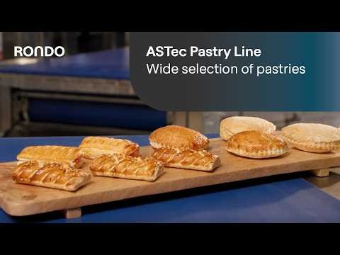 ASTec Pastry Line, wide selection of pastries