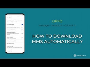 How to Download MMS automatically - Oppo [Android 11 - ColorOS 11]