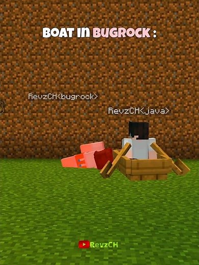 minecraft java vs bedrock #minecraft #shorts