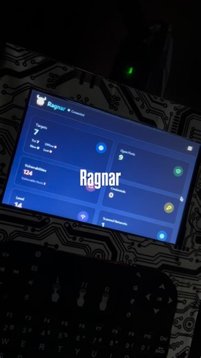 NetMate on Instagram: "Ragnar running headless on my cyberdeck. A powerful modular security platform built for 64-bit Raspberry Pi, designed for deep network scanning, vulnerability assessment, and intelligent data extraction. With multi-source threat intelligence, AI-powered analysis, smart Wi-Fi management, and a modern real-time web dashboard, Ragnar turns a compact raspberry pi into a full-scale recon and security testing machine. And ofc thanks to @dz_az02 for the headless setup script that