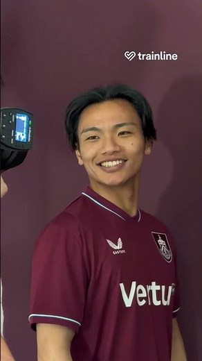 Reo's first day in Claret & Blue 🟣🔵 #burnleyfc #football #efl