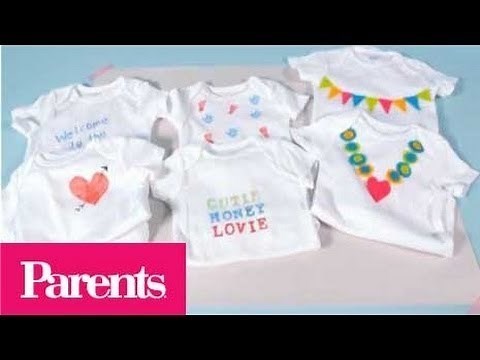 Baby Shower Idea -- Onesie Decorating Station | Parents