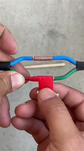 Incredible Electrical Wire Connection Hack #diy #electricalhack #wirejoint #shorts