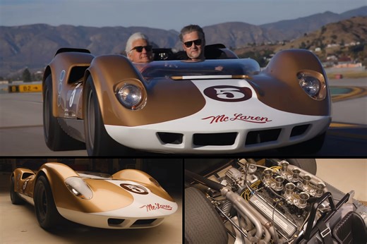 Jay Leno Drives the 1964 McLaren M1A, the Company's First-Ever Sports Prototype