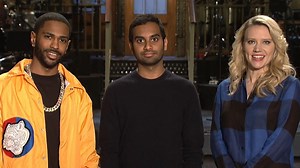 Aziz Ansari and Big Sean Tease an All-New 'SNL' With 'Medium' Kate McKinnon