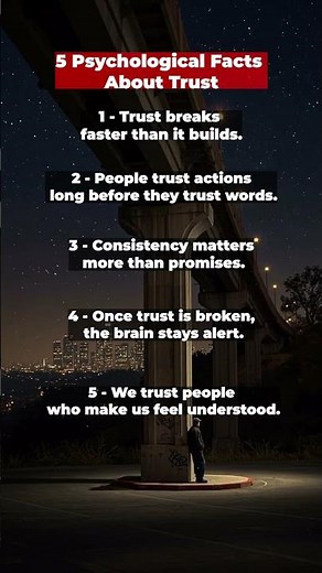 5 Psychological Facts About Trust | Human Behavior & Emotional Patterns